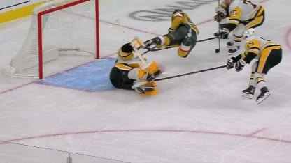 Marner goes airborne to net a beauty