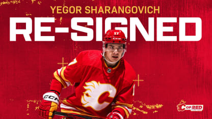 Flames Re-Sign Forward Yegor Sharangovich To Five-Year Contract Extension