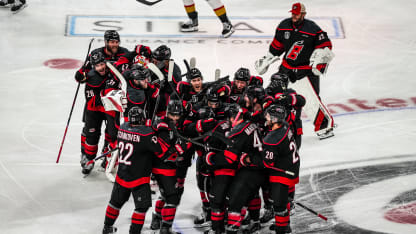 Hurricanes 1, Golden Knights 1