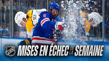 Les mises en échec de la semaine