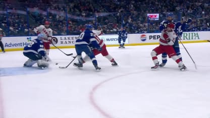 CAR@TBL: Staal scores goal against Andrei Vasilevskiy