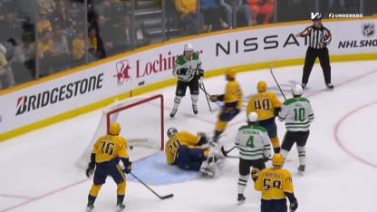 Bourque crashes the net to take early lead