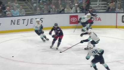 SEA@CBJ: Heinen scores goal against Joey Daccord