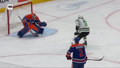 DAL@EDM: Johnston scores goal against Stuart Skinner