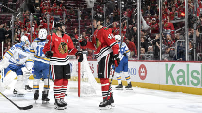 STL@CHI: Crevier scores goal against Jordan Binnington