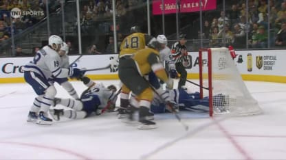 TOR@VGK: Pearson marca un gol contra Anthony Stolarz