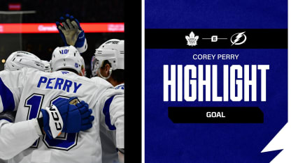 TBL at TOR | Perry scores in first game with Bolts