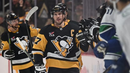 Crosby passes Lemieux with strike off the draw