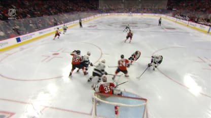 Warren Foegele with a Goal vs. Philadelphia Flyers