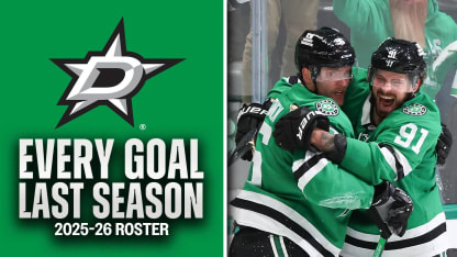 Every goal last season from the 2025-26 Stars