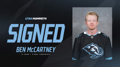 Utah Signs Ben McCartney to Two-Year, Two-Way Contract | RELEASE 6.11.25