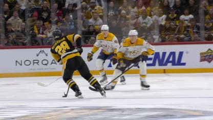 NSH@PIT: Wotherspoon scores goal against Juuse Saros