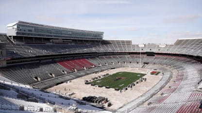 Stadium Series preparation underway for Columbus Blue Jackets Detroit Red Wings 