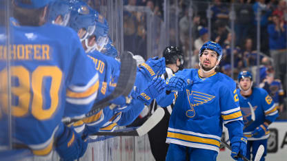 Blues : Retour de Kyrou et Snuggerud face aux Predators