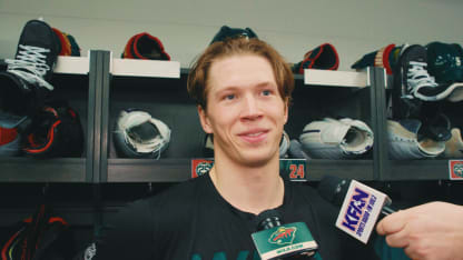 Boldy Postgame vs. CGY 1/29