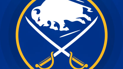 Sabres Logo Generic Mediawall 2020-21  Blue