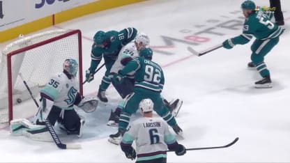 SEA@SJS: Gaudette scores goal against Joey Daccord