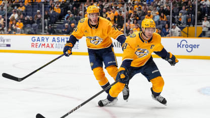 Brady Skjei, Roman Josi, Nashville Predators