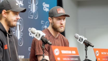 Media Availability: Sebastian Aho & Jaccob Slavin
