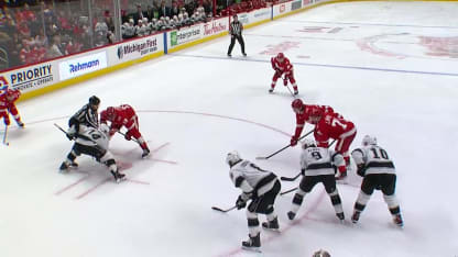 LAK@DET: Perry scores empty-net goal