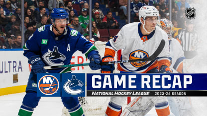 New York Islanders Vancouver Canucks game recap November 15