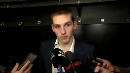 Après-match @ VAN : Hutson