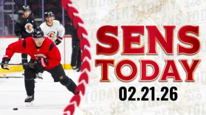 Sens Today: D Corps Building Back up to Game Form