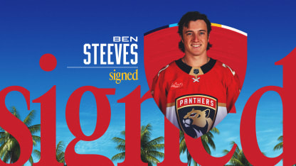 Florida Panthers Agree to Terms with Forward Ben Steeves