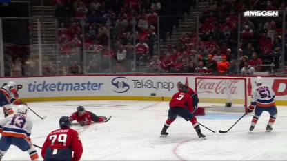 NYI@WSH: Horvat scores goal against Logan Thompson