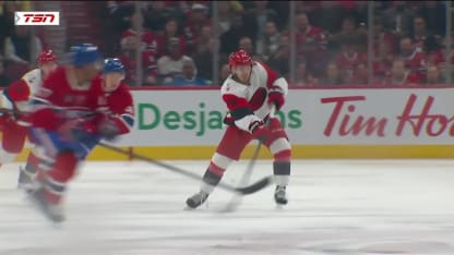 CAR@MTL: Dobeš with a great save against Taylor Hall