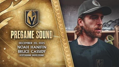 🎥 PREGAME SOUND: Hanifin & Cassidy