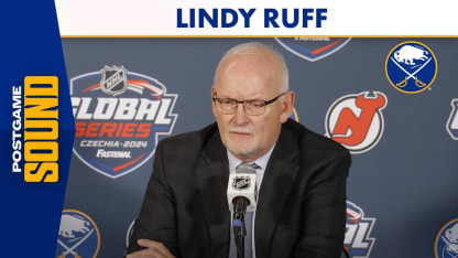 Lindy Ruff Postgame at NJ