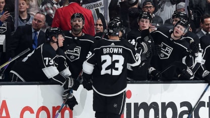 Dustin Brown Hat Trick Celly