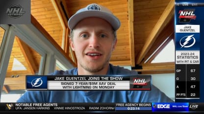 Jake Guentzel talks signing with Lightning