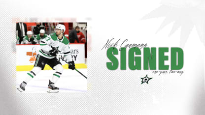Dallas Stars sign forward Nick Caamano to a one-year contract