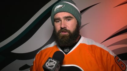 Kelce on crowd in Philadelphia