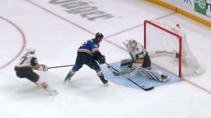 VGK@STL: Thompson with a great save