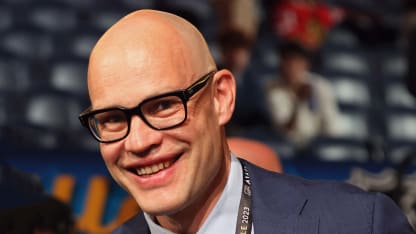 Jarkko Ruutu of the Columbus Blue Jackets attends the 2023 NHL Draft at the Bridgestone Arena on June 28, 2023 in Nashville, Tennessee. (Photo by Bruce Bennett/Getty Images)