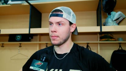 Wallstedt at Practice 1/7 