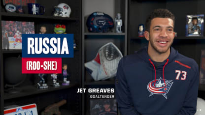 CBJ Players Are STUMPED on How to Pronounce this Ohio City 🤣 Ohio Pronunciations Episode 1 - Russia