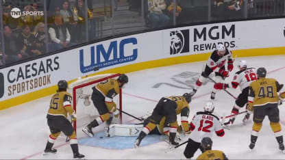 NJD@VGK: Brown scores goal against Carter Hart