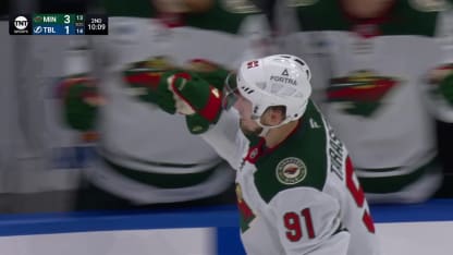 MIN@TBL: Tarasenko scores goal against Andrei Vasilevskiy