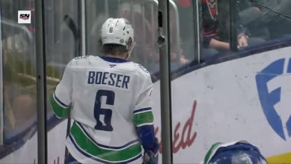 Boeser snaps one in