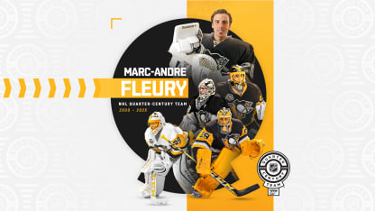Marc-Andre Fleury Named to NHL’s Quarter-Century Team