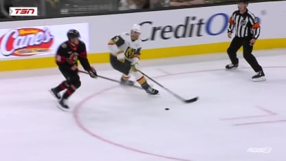 OTT@VGK: Batherson marque un but contre Adin Hill