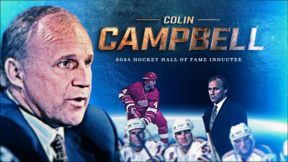 NHL honors 2024 HHOF Inductee Colin Campbell