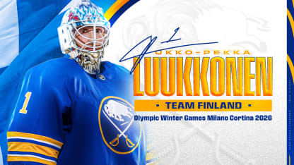 buffalo sabres ukko-pekka luukkonen finland roster winter olympics 2026