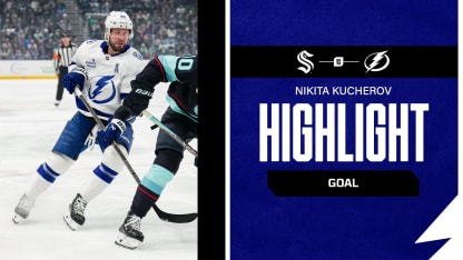 TBL at SEA | Second of the night for Kucherov
