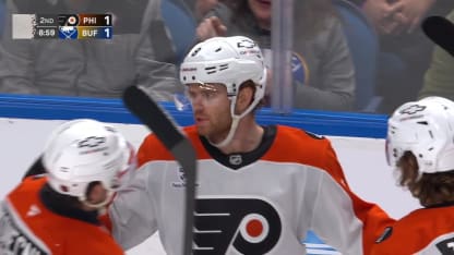 PHI@BUF: York scores goal against Alex Lyon