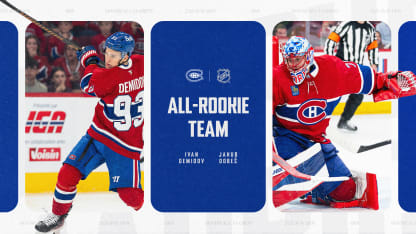 Ivan Demidov and Jakub Dobes named to the 2025-26 NHL All-Rookie Team